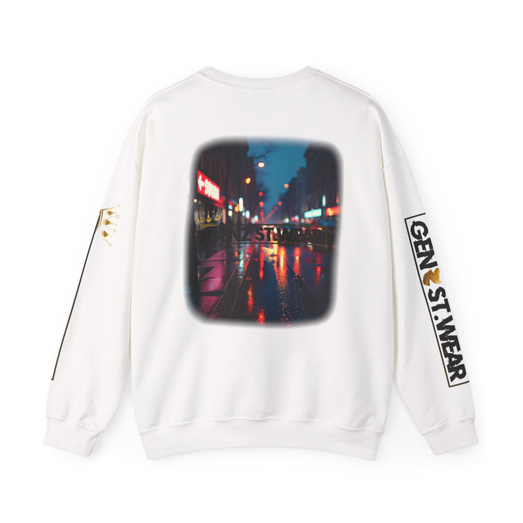 Urban Aesthetic Crewneck Sweatshirt | Cozy Street Style Top, Unisex Hoodie, Gift for Him/Her, Casual Layering, Fall Fashion