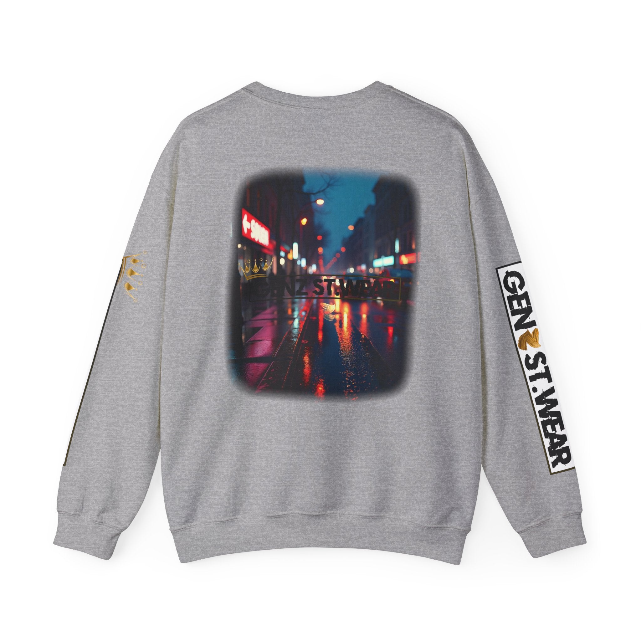 Urban Aesthetic Crewneck Sweatshirt | Cozy Street Style Top, Unisex Hoodie, Gift for Him/Her, Casual Layering, Fall Fashion