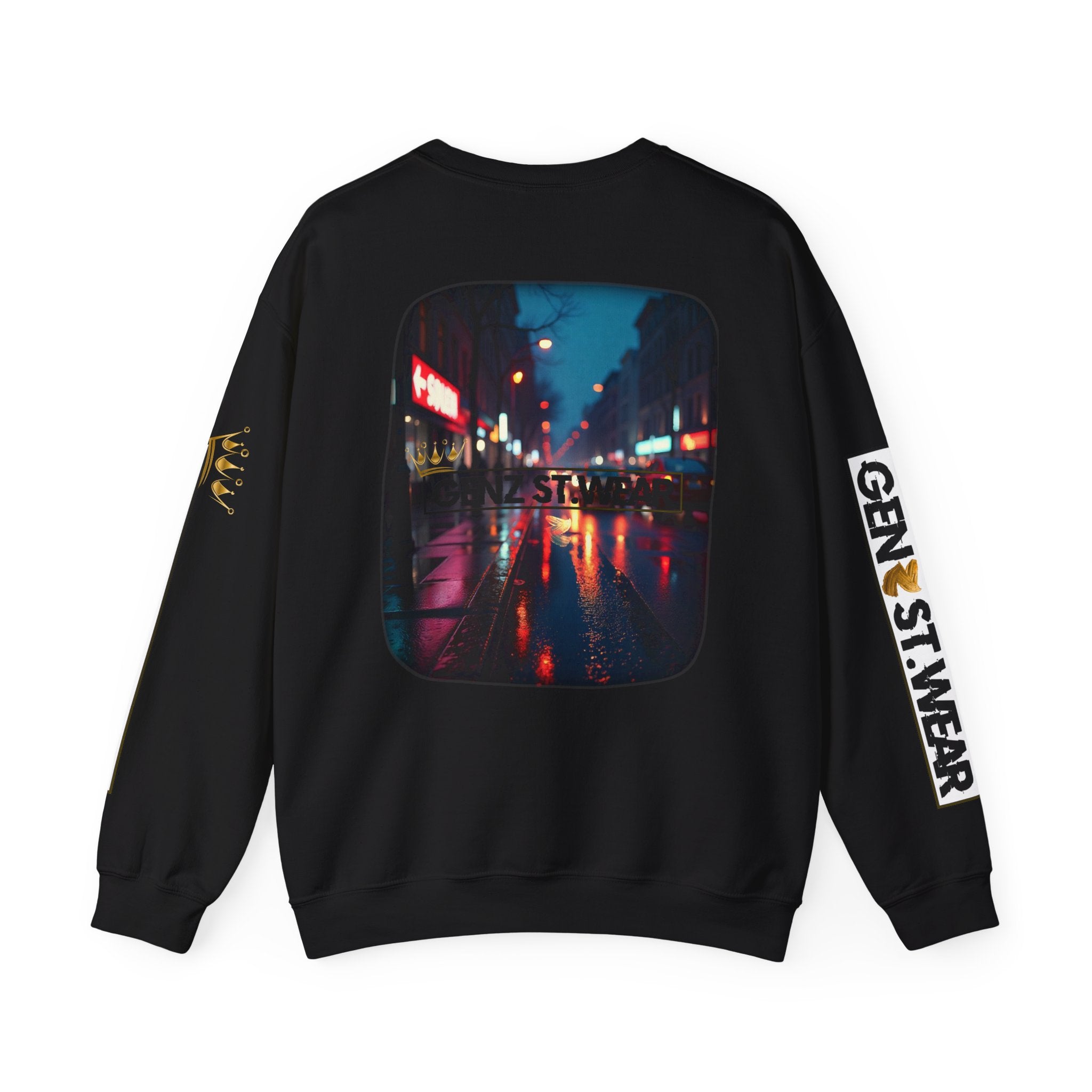 Urban Aesthetic Crewneck Sweatshirt | Cozy Street Style Top, Unisex Hoodie, Gift for Him/Her, Casual Layering, Fall Fashion